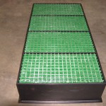 HDPE Lekbak met GVK rooster